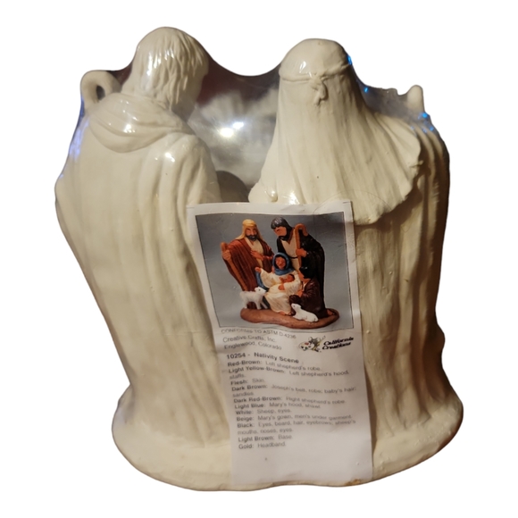 HP 😊 California Creations Nativity Scene Creative Crafts Art Project U Paint - Picture 4 of 12